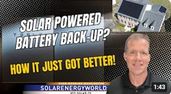 How Solar Powered Battery Back-Up Just Got Better! | Solar Energy World
